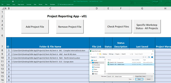 VBA to Consolidate Excel Workbooks - Users can select files